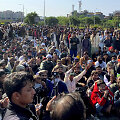 Pakistano sostinė blokuota dėl protestų prie&scaron; Prancūziją
