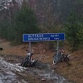 Dviračiai prie Raigardo pasienio punkto