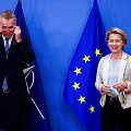 Jensas Stoltenbergas ir Ursula von der Leyen