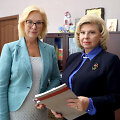 Liudmyla Denisova ir Tatjana Moskalkova
