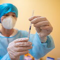 Vilniaus miesto klinikinės ligoninės medikų vakcinacija nuo COVID-19