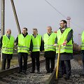 Atstatytu Rengės ruožu pajudėjo pirmasis krovininis traukinys