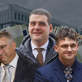 Tomas Domarkas, Remigijus Žemaitaitis ir Martynas Gedvilas