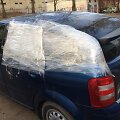 Ap&scaron;audytas ukrainiečių automobilis