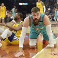 Jonas Valančiūnas mače su &bdquo;Warriors&ldquo; pelnė 31 ta&scaron;ką ir atkovojo 19 kamuolių.