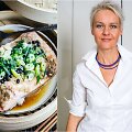 Nida Degutienė ir jos gamintas patiekalas