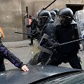 Katalonijoje susitikus Ispanijos vyriausybei protestuotojai susirėmė su policija	