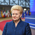 Dalia Grubauskaitė Europos Vadovų Taryboje Briuselyje