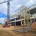 Vilniaus oro uoste pradėtas montuoti naujas fasadas
