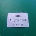 Gatvės poezija apie Putiną