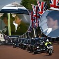Elizabeth II karsto palydų procesijoje hercogienės Catherine ir Meghan važiavo atskirai