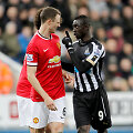 Jonny Evansas ir Papiss Cisse