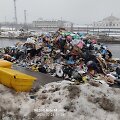 Vaizdas Vilniaus Pelesos gatvėje, kur buvo i&scaron;verstos &scaron;iuk&scaron;lės
