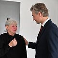 Užsienio reikalų ministras Kęstutis Budrys prie sienos su Baltarusija pasitinka Minsko i&scaron;laisvintus politinius kalinius