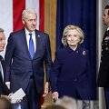 Billas Clintonas ir Hillary Clinton / SHAWN THEW / AFP