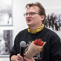 Pauliaus Lileikio fotografijų parodos &bdquo;Fotoamnestija 1988&ndash;1999&ldquo; atidarymas &Scaron;iaulių &bdquo;Au&scaron;ros&ldquo; muziejuje