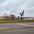 Degęs &bdquo;FedEx&ldquo; lėktuvas