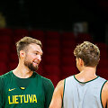 Domantas Sabonis ir Mindaugas Kuzminskas