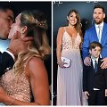 Luisas Suarezas ir Sofia Balbi, Lionelis Messi su žmona Antonella Roccuzzo ir sūnumi Thiago