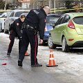 Policininkai įvykio vietoje, kurioje per Naujųjų metų vakarėlį buvo &scaron;audoma į žmones.