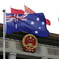Australijos vėliava Pekine