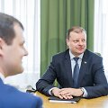 Gintautas Paluckas ir Saulius Skvernelis