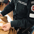 Kauno policijos at&scaron;vaitų klijavimo akcija