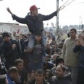 Migrantai blokuoja geležinkelį Graikijos ir Makedonijos pasienyje