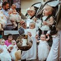 Elena ir Tadas Bruzguliai su dvynėmis Liucija ir Elžbieta