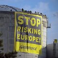 &bdquo;Greenpeace&ldquo; aktyvistai įsibrovė į Fesenheimo atominės elektrinės kompleksą rytų Prancūzijoje