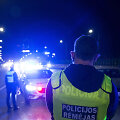 Akimirka i&scaron; vykusio policijos reido