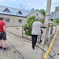 Pasvalyje po namu atsivėrė smegduobė