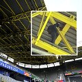 Vokietija &ndash; Danija rungtynių metu ant stadiono sijų pastebėtas kaukėtas vyri&scaron;kis