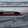 Donaldo Trumpo lėktuvas Grenlandijoje