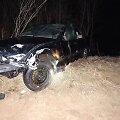 BMW įvažiavo į tvenkinį  Prienų rajone