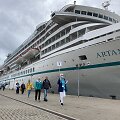 Į Klaipėdą po dvejų metų pertraukos įplaukė kruizinis laivas, atplukdęs beveik 700 turistų. 
