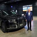 Malaizijos karalius Sultonas Ibrahimas ir automobilis &bdquo;Aurus Senat&ldquo;