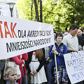 Mitingas dėl lenkų ir rusų mokyklų