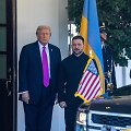 Donaldas Trumpas ir Volodymyras Zelenskis / CHINE NOUVELLE/SIPA / CHINE NOUVELLE/SIPA