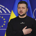Ukrainos lyderis Volodymyras Zelenskis Europos Parlamente