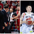 LKL finale Dž.Gagičius (kairėje) stringa, treneriai spirga emocijomis, o A.Butkevičius žaidimu.