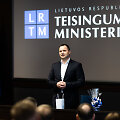 Naujas Kalėjimų tarnybos vadovas Mindaugas Kairys davė priesaiką Teisingumo ministerijoje 