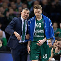 &Scaron;arūnas Jasikevičius ir Marius Grigonis