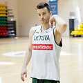 Lietuvos vyrų krep&scaron;inio rinktinės treniruotė