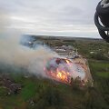 &bdquo;Gairelitoje&ldquo; kilusio gaisro vaizdas i&scaron; sraigtasparnio