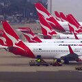 &bdquo;Qantas&ldquo;  lėktuvai Sidnėjaus oro uoste 
