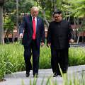 Kim Jong Unas ir Donaldas Trumpas