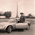 Kosmonautas Jurijus Gagarinas ir jo automobilis Matra Bonnet jet V S coupe