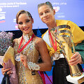 Kipras Kūra ir Elzė Gintvilė Valiūnaitė i&scaron;kovojo sidabro medalį / Alfredo Pliadžio nuotr. 