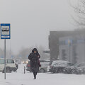 Sniegas kelyje Vilnius - Panevežys